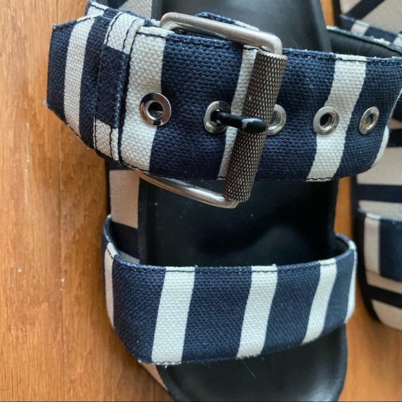 Rag & Bone Canvas Evin Slides | Size 6.5 - Picture 5 of 7